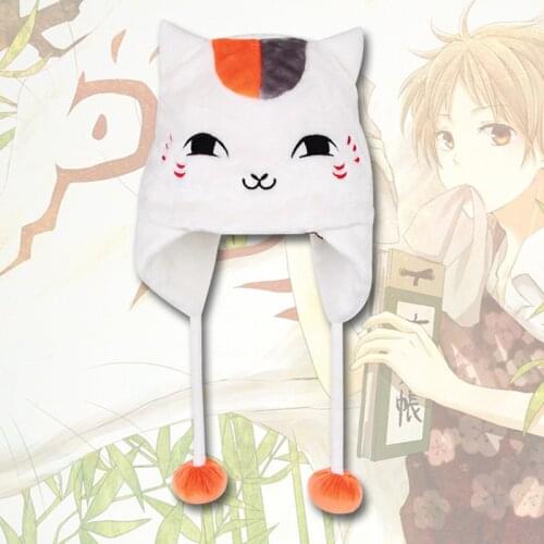 Natsume Yuujinchou Cat Designer Plush Winter Warm Cute Hat Men Women Unisex Cosplay Japan Anime Cartoon Hat Cap Gift