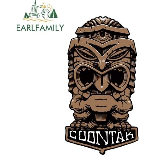 EARLFAMILY 13cm x 7cm for Hawaii Tiki Sticks Car Stickers Scratch-proof Window Trunk Fine Decal Graphics for Vehicle Bumper
