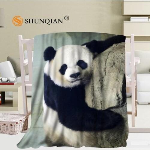 Hot Sale custom Panda Blanket Manta Falafel Blanket Sofa/Bed/Plane Travel Bedding 56x80inch 50X60inch 40X50inch