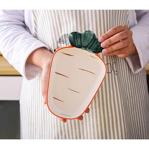 Ceramic Plate Nordic Style Creative Fruit Plate Pineapple Banana Shape Dinner Plate Snack Fruit Plate Childrens Breakfast Bowl