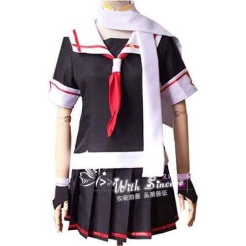 2020 Sega Kantai Collection Kancolle Shimakaze cosplay yuudachi costume Sailor dress halloween costume outfit