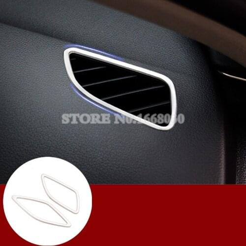 Interior Dashboard Air Vent Outlet Trim Cover 2pcs For Audi A6 S6 2012-2018 Car accesories interior Car decoration