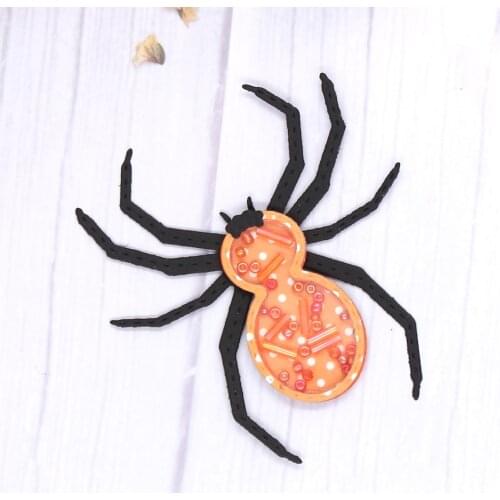 KSCRAFT Halloween Spider Shakers Metal Cutting Dies Stencils for DIY Scrapbooking Decorative Embossing DIY Paper Cards