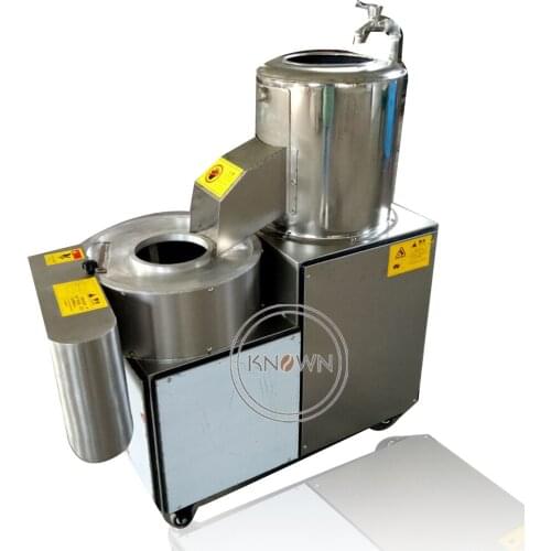 2019 High production 150kg/h peeling machine stainless steel washing machine Automatic potato washing peeling machine