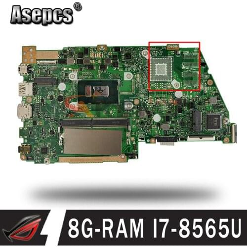 X430UA Mainboard For ASUS A430U S4300U X430UA X430U Laptop motherboard Motherboard W/ 8G-RAM I7-8565U