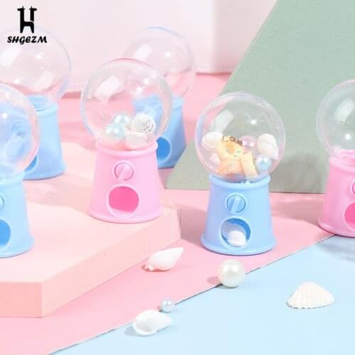 1pcs Cute Mini Candy Machine Bubble Gumball Dispenser Coin Bank Kids Toy Chrismas Gifts