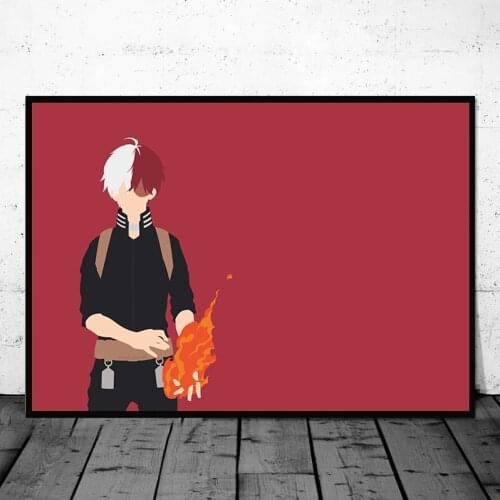 My Hero Academia Collection Artwork Japanese Anime Wall Decoration Poster Art Prints 50 x 70 cm,No Frame