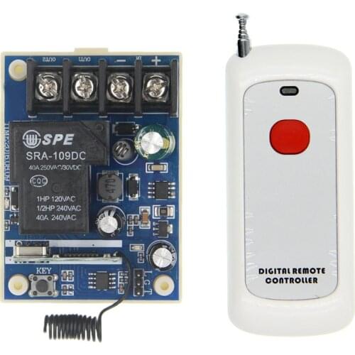 DC12V24V36V48V Universal Wide Voltage High Power 30A Control Motor Lamp Water Pump Switch Power Off Remote Control Switch