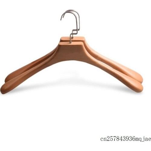 20pcs Solid Wood Hangers Wooden Clothes Hanger Cloth Rack Wardrobe Hangers