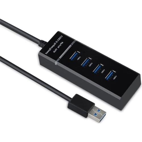4 Ports 5Gbps High Speed USB 3.0 Hub USB Splitter Compatible with USB 2.0 USB 1.1 Support for Andrews IPhone 6 7 Phone Charges