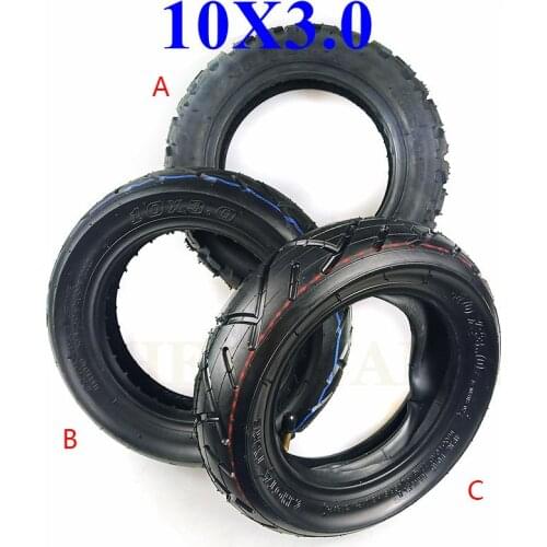 10x3.0 electric scooter Tubeless tire 10*3.0 10x3.00 tube tyre fits 10'' Motor Scooter Go karts ATV Quad Speedway