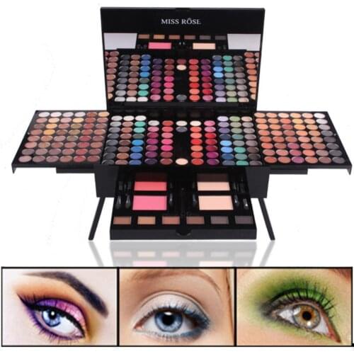 180 Colors Piano Eyeshadow Palette Brush Blusher Powder Cosmetic Foundation Face Powder Eye Makeup Set
