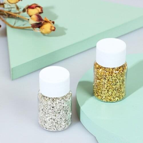 35g Metal Crushed Stone Effect Filler DIY Handmade Table Decoration Coaster