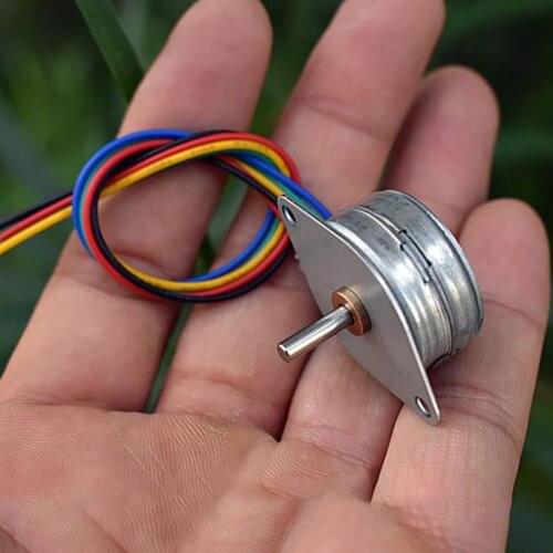 Mini 4-phase 5-wire Stepping Motor Micro Mini 25MM 25 SPG0001 15 Degrees Stepper Motor DIY Electric Model Toy Engine DIY