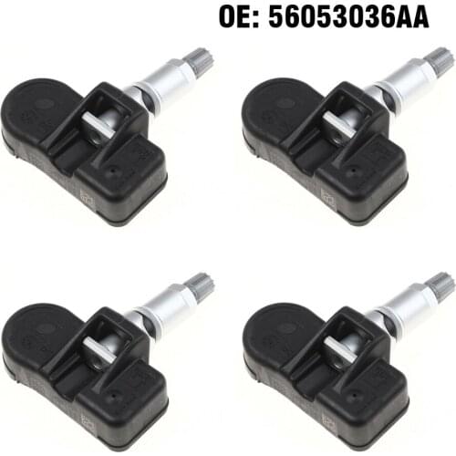 4PCS Car Tire Pressure Monitor Sensor TPMS for Dodge Nitro Dakota Durango RAM 1500 Jeep Wrangler Liberty Grand Cherokee