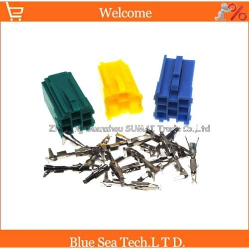 6/8 Pin female Auto DVD plug sets, AUX car audio plug, car audio modification for VW ect. Plug can be assembled