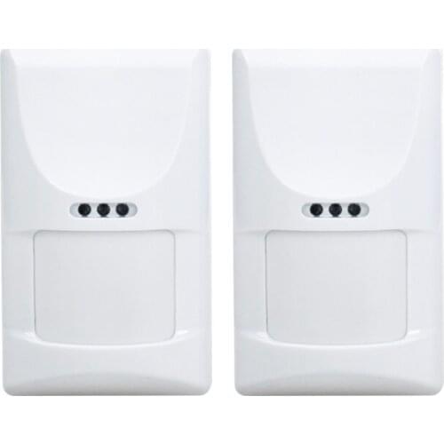 2pcs/lot Wireless Pet PIR Motion Sensor Detector Anti Theft Infrared PIR Detectors Alarm Acceessory for Household Alarm Security
