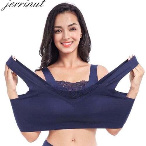 Jerrinut Plus Size Bras For Women Underwear Push Up Brassiere 4XL 5XL 6XL 7XL Bralette Sexy BH Soutien Gorge Femme Strapless Bra