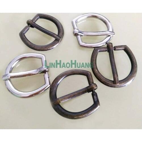 DIY 50pcs/lot metal 16mm shoe buckle with pin alloy belt buckle Nickel/Antique brass Bag accessories free shipping Buck-16MM
