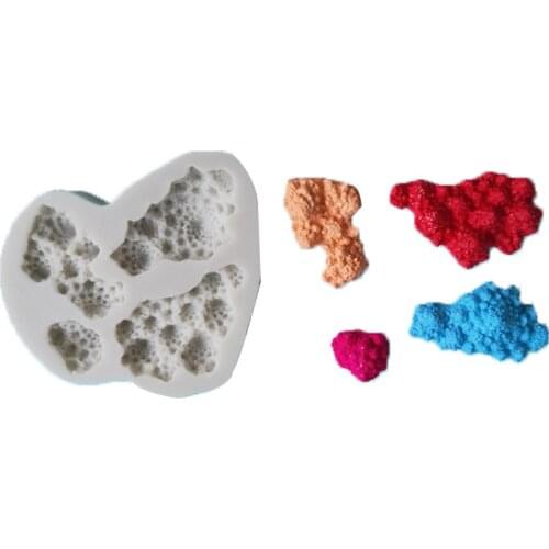 Coral Modeling Liquid Silicone Mold Fondant Soft Clay Glue Making Tool Q063