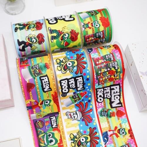 DIY Cartoon Printed Grosgrain Ribbon For Craft Supplies Sewing Accessories 5 Yards, Planar Resins Mold 10 Pieces. 50376