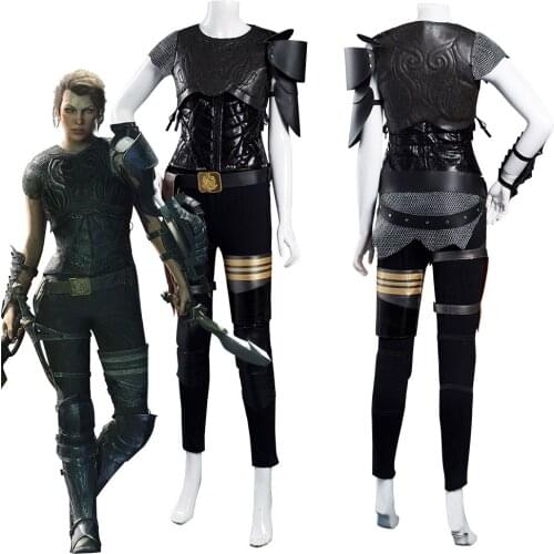 Movie Monster cos Hunter Artemis Cosplay Costume Vest Pants Outfits Halloween Carnival Suit