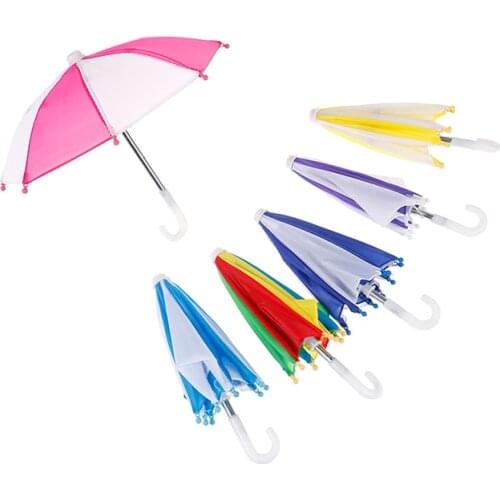 Mini Umbrella Rain For baby Doll Life Journey Dolls Accessory Birthday Gift For Dollhouse Decor