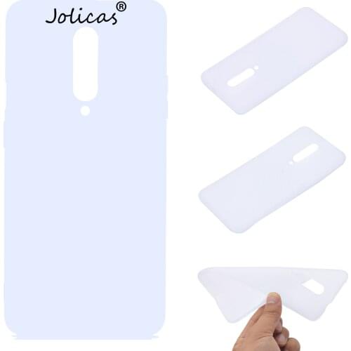 Scrub Soft Silicone Shell For cellular Oneplus 7 Pro Flip Case Funda sFor Telefoon OnePlus estojo 7 Pro Smartphone Cases