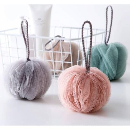 Soft bath ball adult large bath bath flower back rub back bath towel bubble ball bath flower bath gel scrubber cleaning net