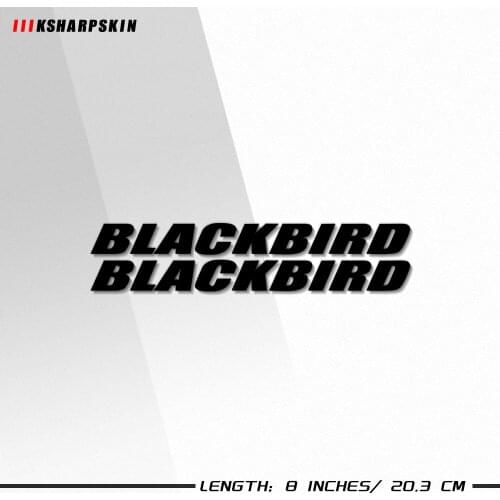 Stickers Motorcycle bicycle fuel tank sticker wheel helmet MOTO waterproof reflective logo decal For HONDA BLACKBIRD black bird