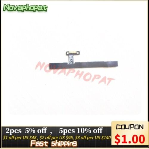Novaphopat Power On Off Volume Switch Flex For BQ BQS-5020 BQS 5020 BQ-5020 Strike Side Button Volume Key Flex Cable 10pcs/lot