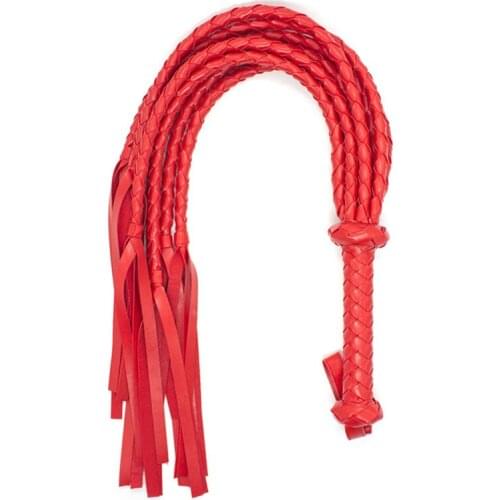 New PU Leather Sex Flogger Spanking Paddle Fetish Horse Whip Sex Products for Couples Women Sexy Adult Games Flirting Sex Tools