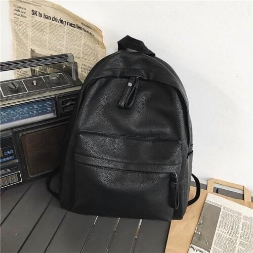 New Backpack Solid Color Women Backpack Leisure School Bag for Female Children Student School Backpack Mochilas Book Bag