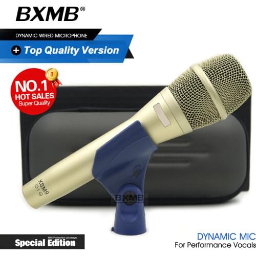 Special Edition KSM9 Professional Dynamic Wired Microphone KSM9C Mic Super-Cardioid For Performance Live Vocals Karaoke Stage