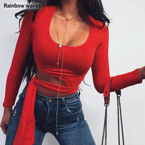 Женские однотонные футболки Rainbow waves China At AliExpress