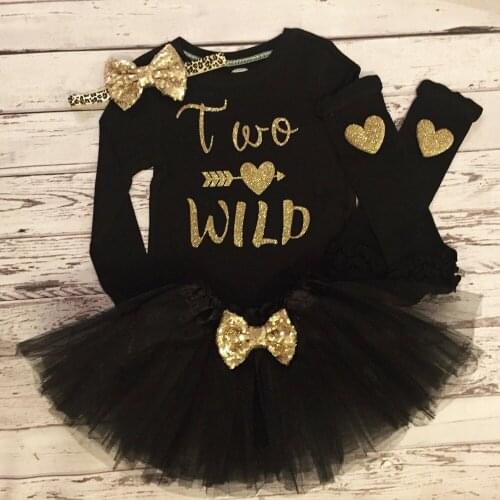 Custom Two Wild 2nd Birthday Shirt ,2nd Birthday Black and Gold Shirt ,Wild Gold Glitter Top 2nd Birthday Outfit