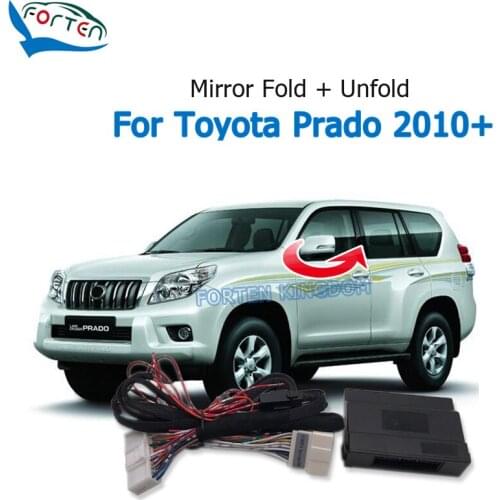 Forten Kingdom Car Side Rear Mirror Folding Module For Toyota Prado 2010-2020 Rear View Mirror fold unfold