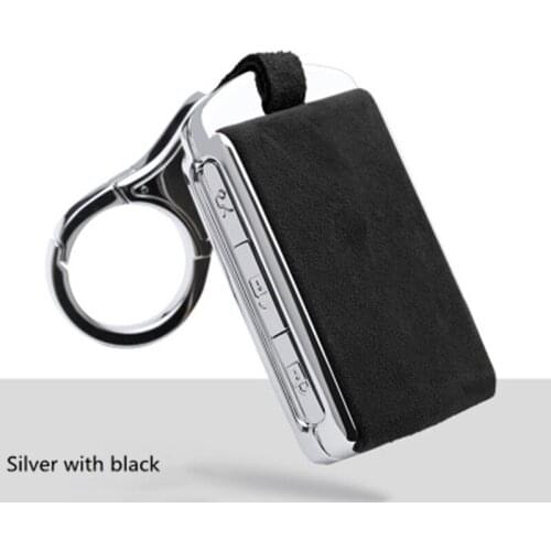Alloy leather For Volvo XC90 XC60 S90 V90 Car Galvanzed Alloy&Sued Leather Key Holder Case Cover Fob Smart Key Replacement Cover