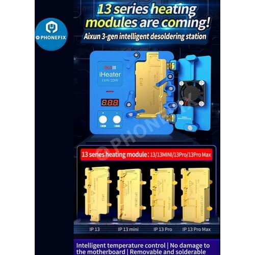 JC iHeater Face ID Thermostat Platform Heating Plate for iPhone 12 12Pro Max 12Mini X XS MAX Motherboard Layered Frame Separate