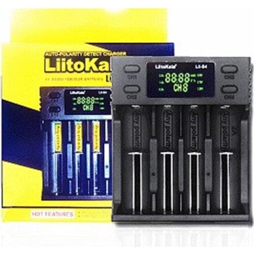 LiitoKala lii-S4 LCD 3.7V 18650 18350 18500 16340 21700 26650 1.2V AA AAA NiMH lithium-battery Charger