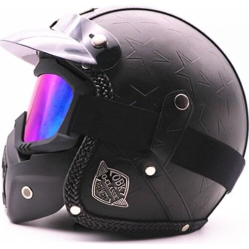 PU Leather Helmets Goggles Helme Professional Mountain Racing Helmet Ciclismo Men Women Bicycle IN-MOLD Safely Cap bosclear