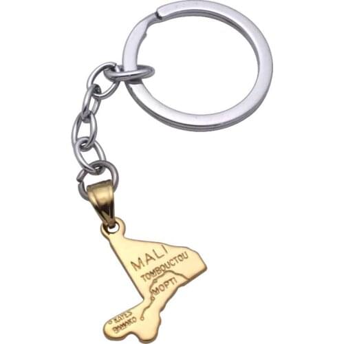 ZKD MALI map key ring & key chain