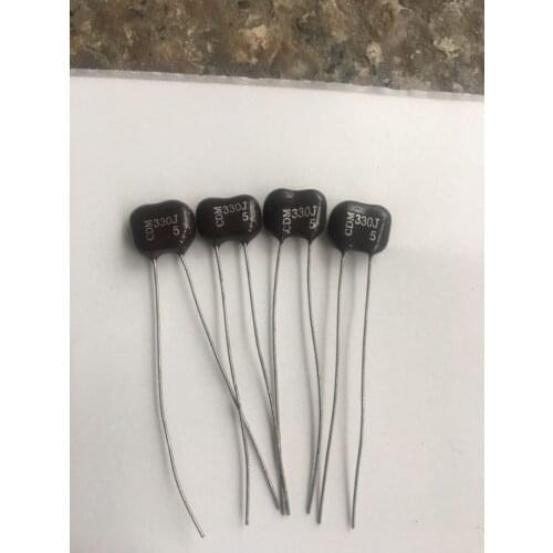 100% New and original 500V330PF 330PF500V 330P Mica capacitor FOOT3MM