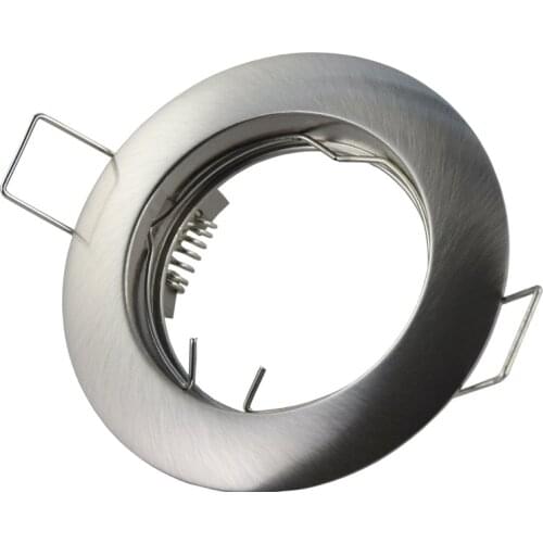 2pcs/lot Factory Sale Surface Mounted LED Spotlight Cutout 70mm Round Fixture Ceiling Frame For GU10 MR16 LED Spot Fitting