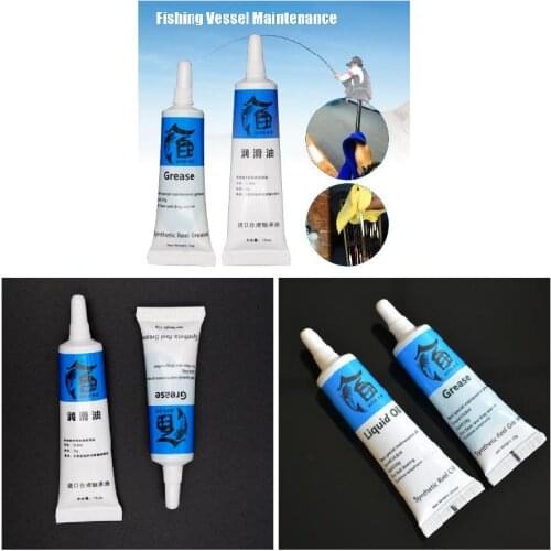 2Pcs Fish Wheel Bearing Lubricant Fishing Reels Oil Lubricant Grease for Universal Reel pesca Рыболовные аксессуары QW