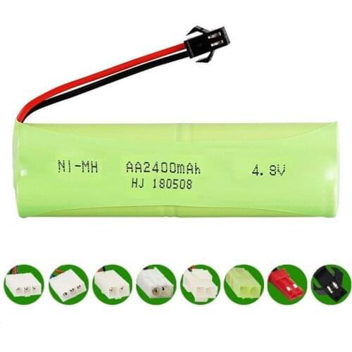 4.8v 2400mah Battery ni-mh Battery AA NIMH 4.8v battery pack for RC toy Car Boat model RC toy Battery