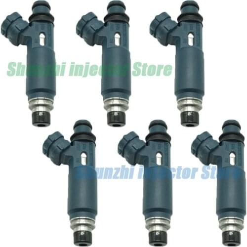 6pcs Fuel Injector Nozzle For Toyota Land Cruiser Tundra Lexus GX470 LX470 4.7L OEM:23250-50040 23209-50040 2325050040