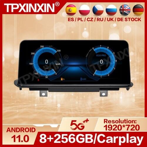 8+256G Multimedia Android 11 Player Car Radio Stereo For BMW X5 F15 2014 2015 2016 GPS Navigation Auto Audio Video IPS Head Unit