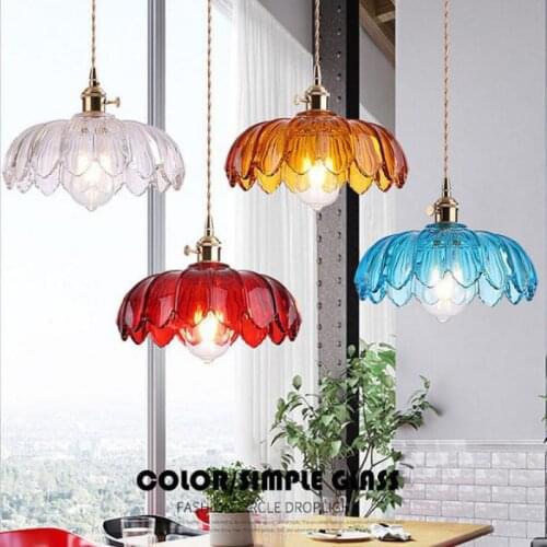 Brass Glass Loft Decor Dining lamp Bedroom Nordic Pendant Lights Christmas Decorations For Home Kitchen Pendant Lamp