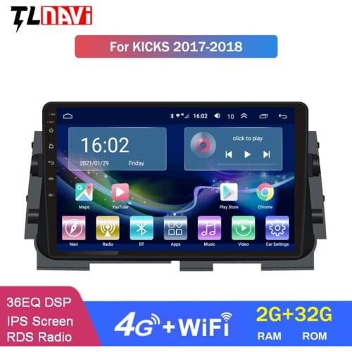 For Nissan Kicks 2017-2018 2+32G Android 10 Car DVD GPS Navigation Multimedia Radio System